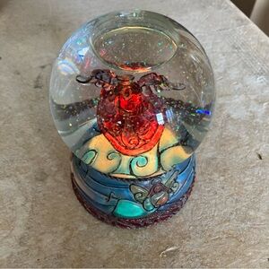 Vintage Angel Snow-globe Music Box
